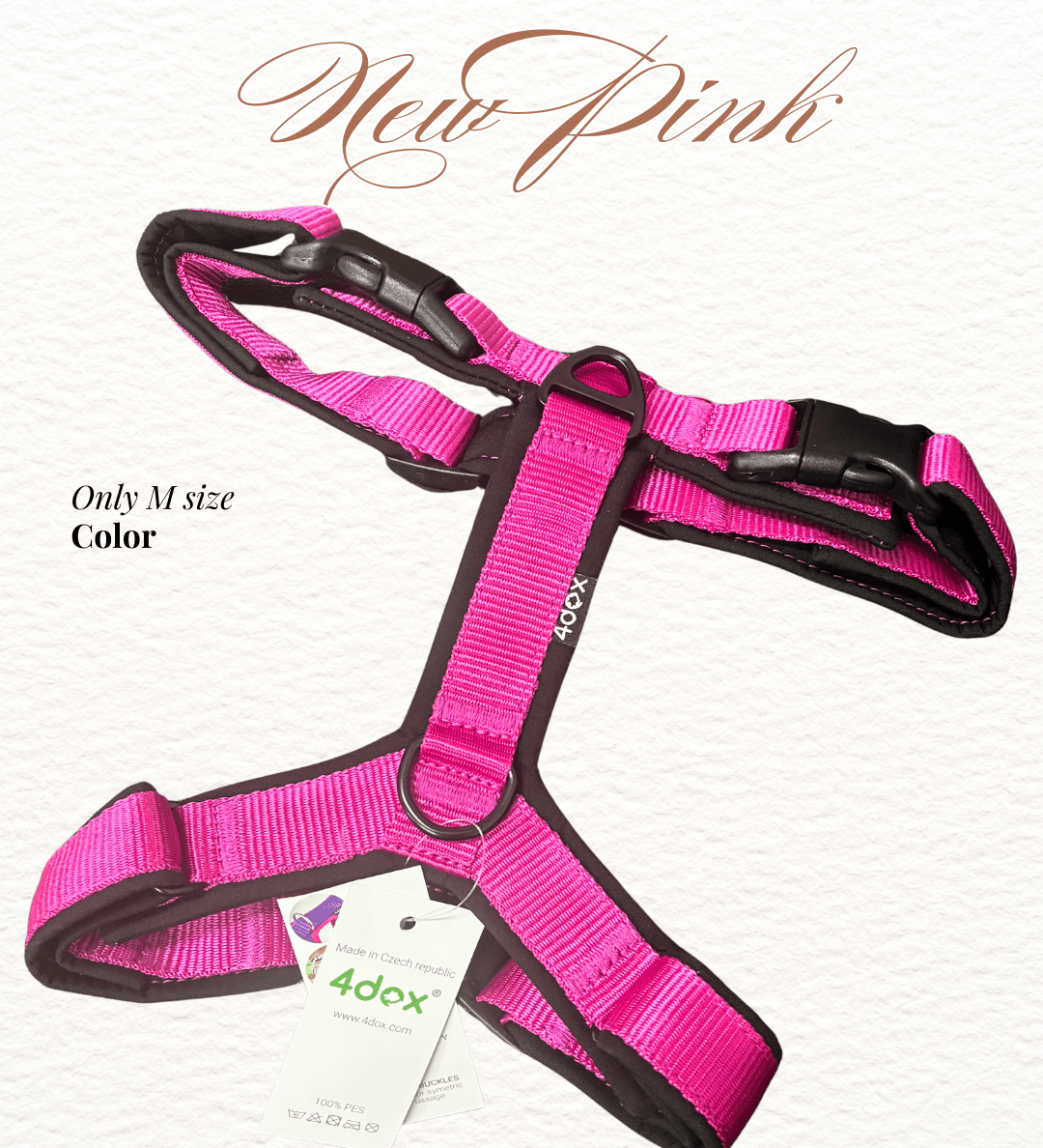 待望の再入荷!4doxハーネス Mサイズ「ニューピンク」カラー入荷のお知らせ - Alice's Dog & Cat
