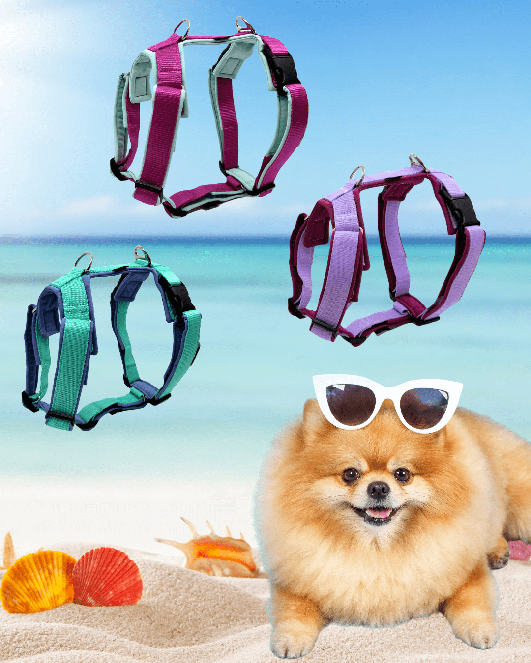 レヴォニック モゴット 4色セット 新品 4doxコンフォートプラスハーネス新色|ピンク・ミント