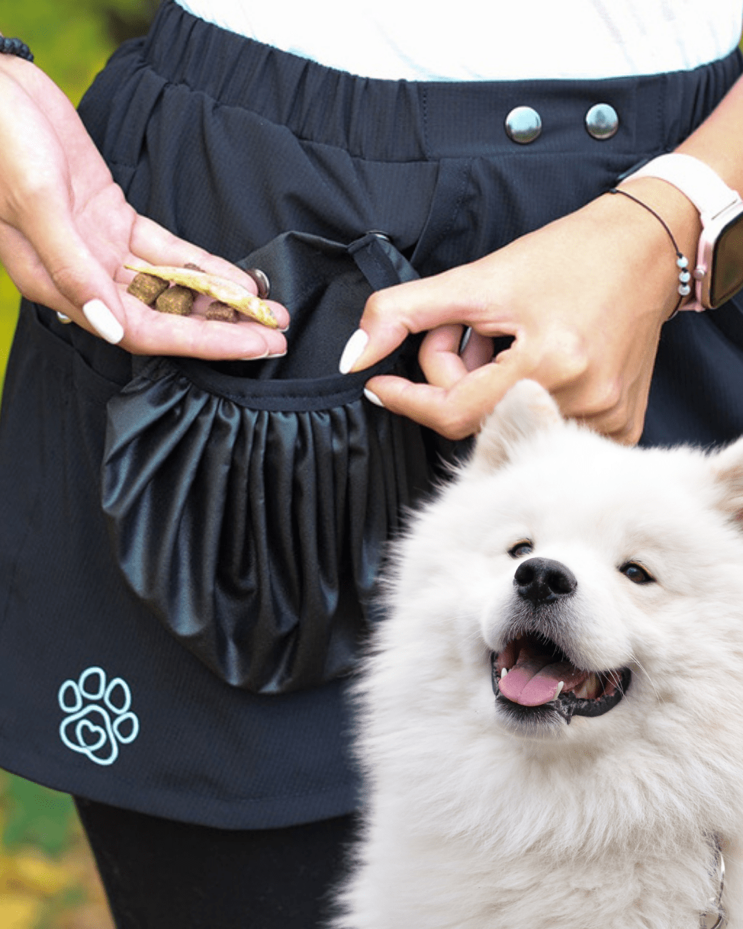 犬散歩・トレーニング用 4dox - ドッグウォークエプロン|ペット・ペット用品|犬散歩用エプロン 4dox - 多機能でバッグ替わり、トレーニングにも最適