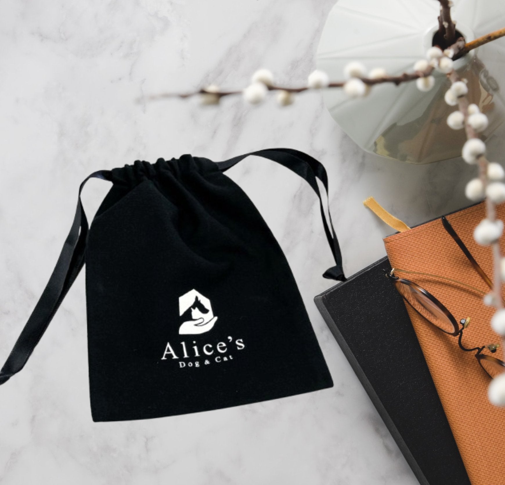 Alice's Dog & Cat ポシェット｜14cm×20cm 保管用ポーチ