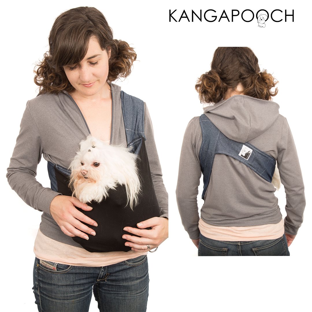犬用 Kangapoochドッグスリング - 安全で快適な犬抱っこ紐|ドッグスリング