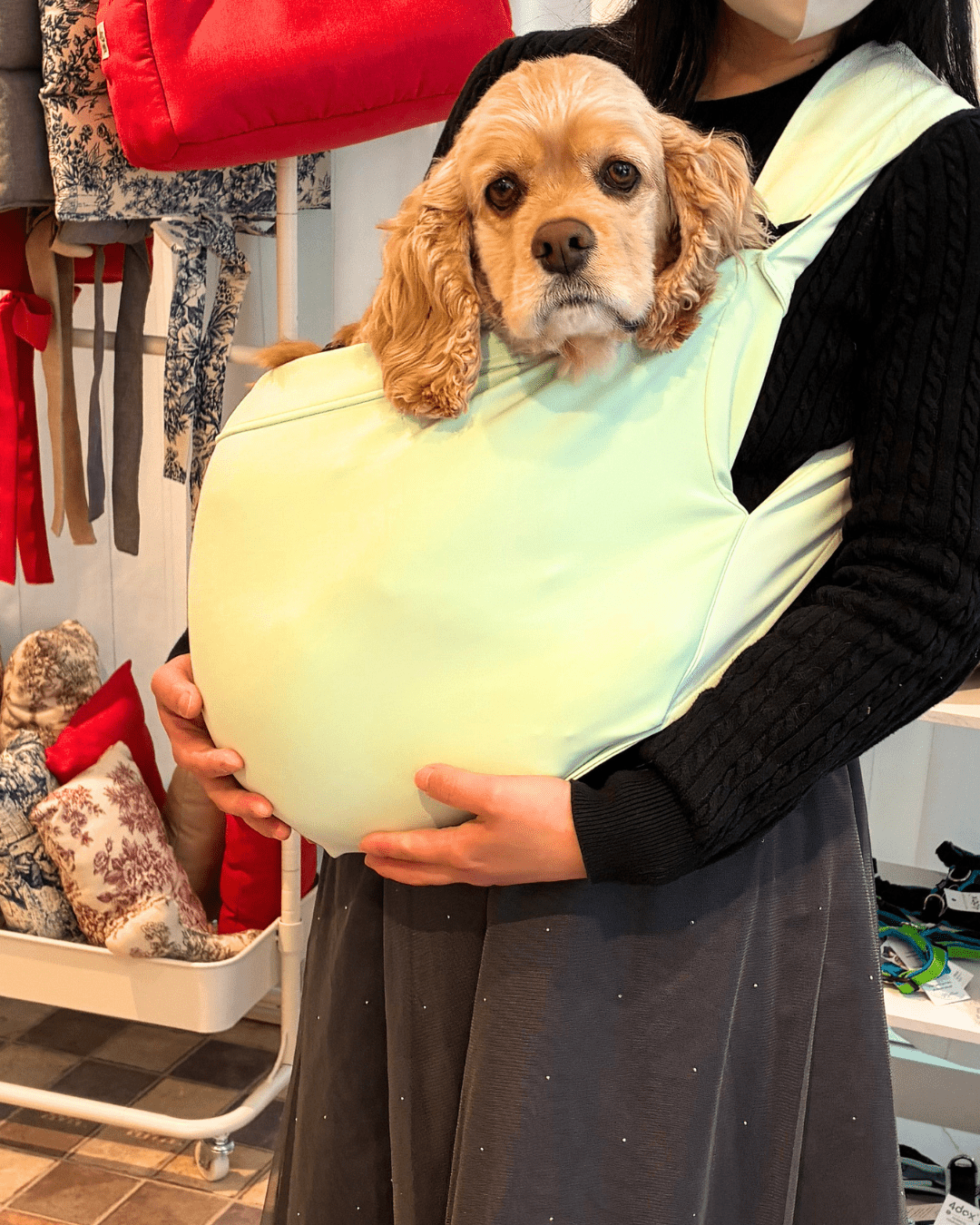 犬用 Kangapoochドッグスリング - 安全で快適な犬抱っこ紐|ドッグスリング|犬用 Kangapoochドッグスリング - 安全で快適な犬抱っこ紐