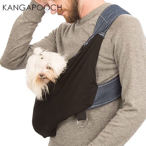 犬用 Kangapoochドッグスリング - 安全で快適な犬抱っこ紐|ドッグスリング|犬用 Kangapoochドッグスリング - しっかり犬の体をサポート 犬抱っこ紐|ドッグスリング