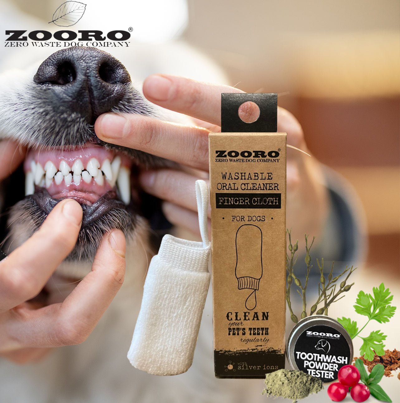犬用歯磨き - ZOORO 100%天然成分デンタルケアパウダー|犬用歯磨き粉|犬歯磨き粉天然 ゾロデンタルパウダー