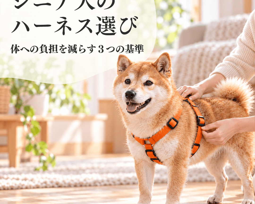 シニア犬のハーネス選び｜体への負担を減らす3つの基準 - Alice's Dog & Cat