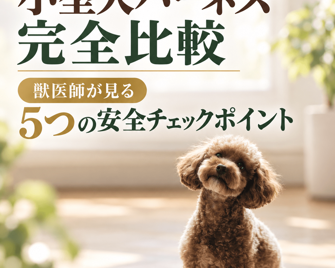 小型犬ハーネス完全比較｜獣医師が見る5つの安全チェックポイント - Alice's Dog & Cat