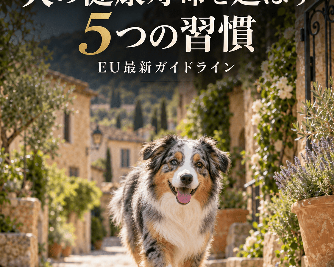 【獣医師×栄養士】犬の健康寿命を延ばす5つの習慣｜EU最新ガイドライン - Alice's Dog & Cat
