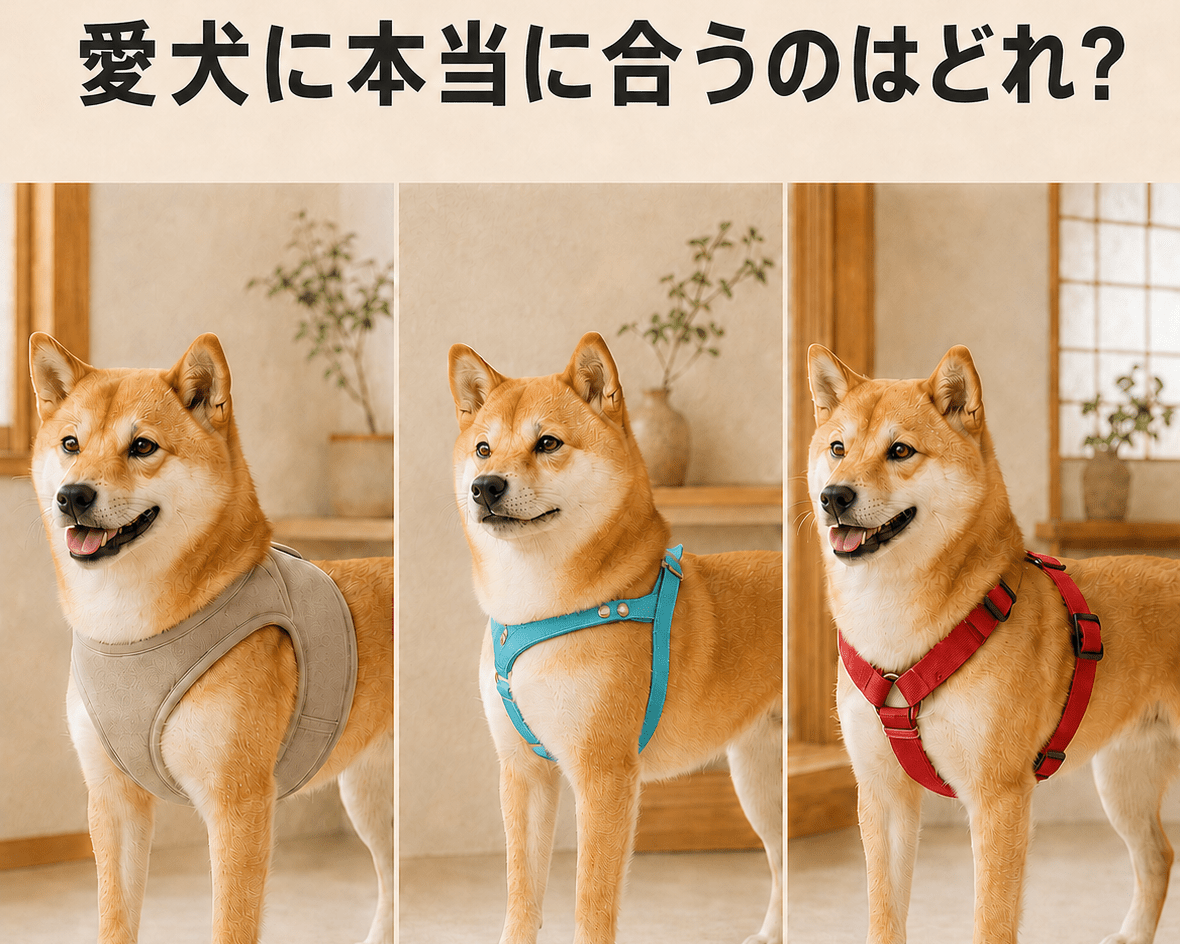 ベスト型・8型・HY型ハーネス徹底比較｜愛犬に本当に合うのはどれ？ - Alice's Dog & Cat