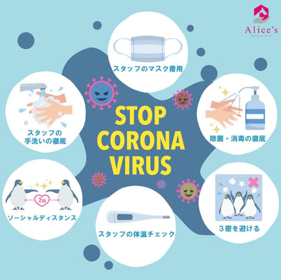As a countermeasure against the new coronavirus infection (COVID-19), we are implementing the following measures.
