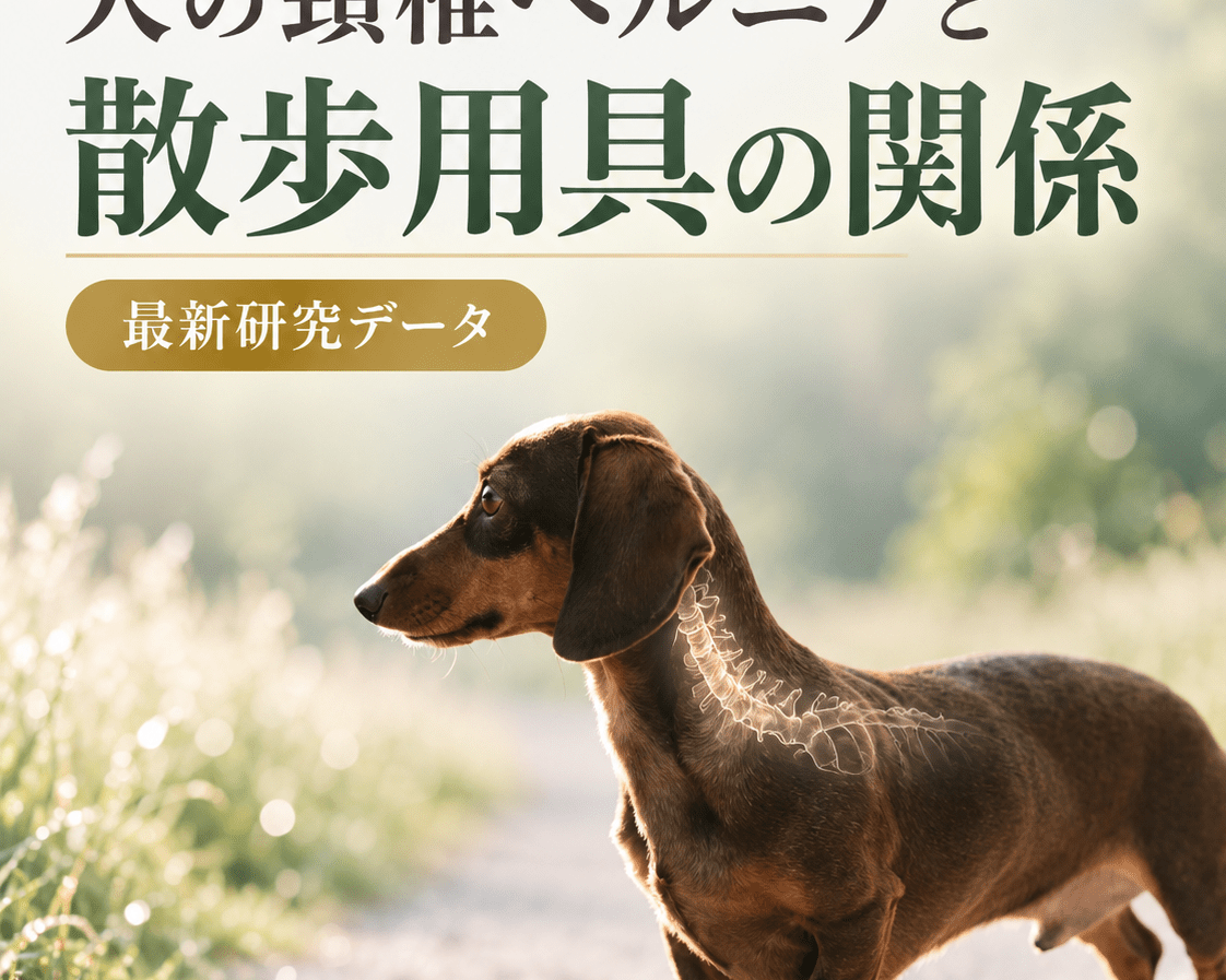 【獣医師解説】犬の頸椎ヘルニアと散歩用具の関係｜最新研究データ - Alice's Dog & Cat