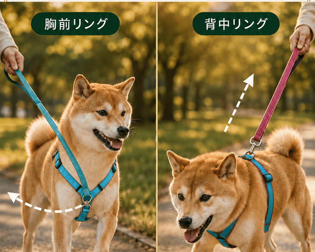 引っ張る犬に。胸前リード型と背中リード型、どっちが効く？ - Alice's Dog & Cat