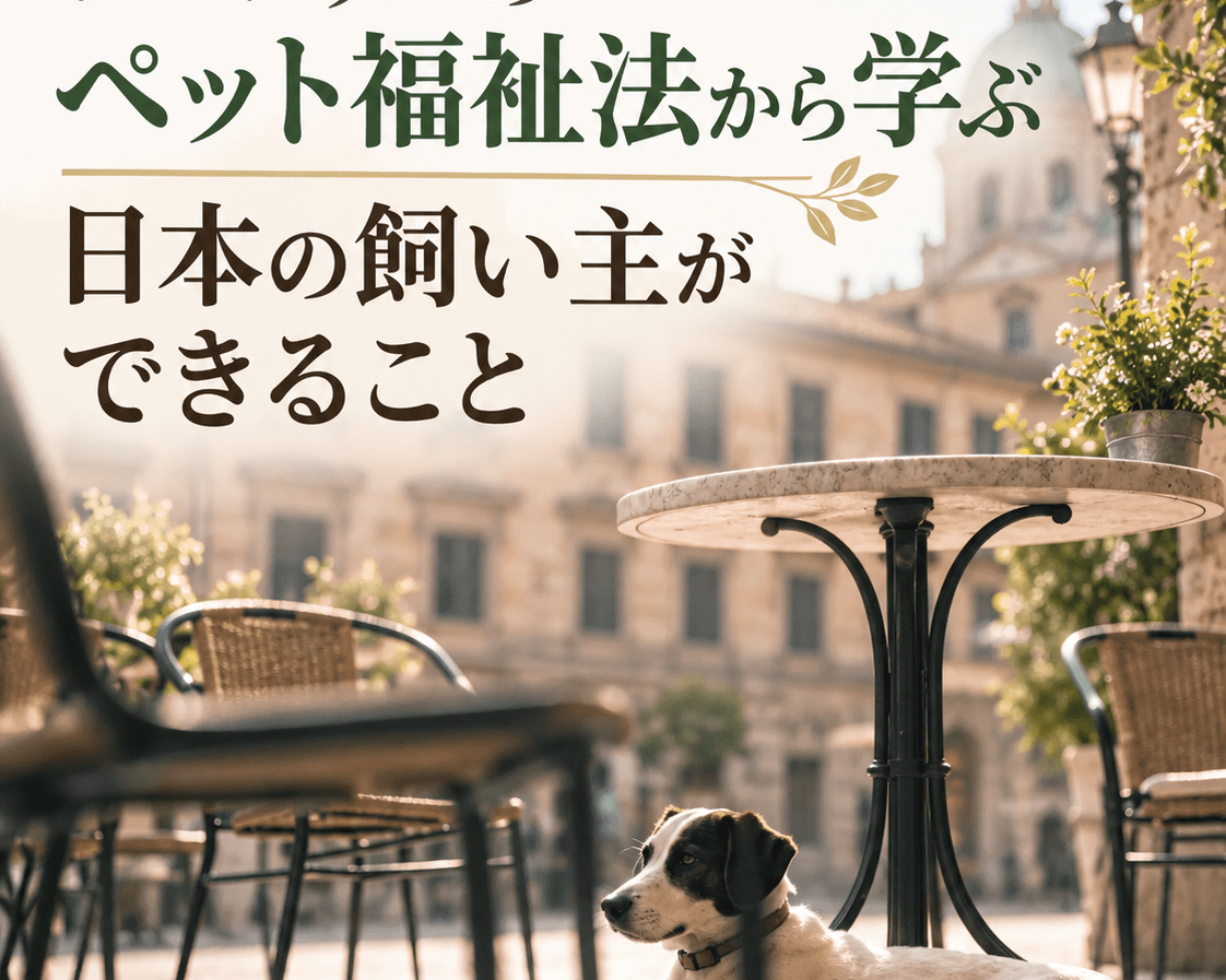 ヨーロッパのペット福祉法から学ぶ：日本の飼い主ができること - Alice's Dog & Cat