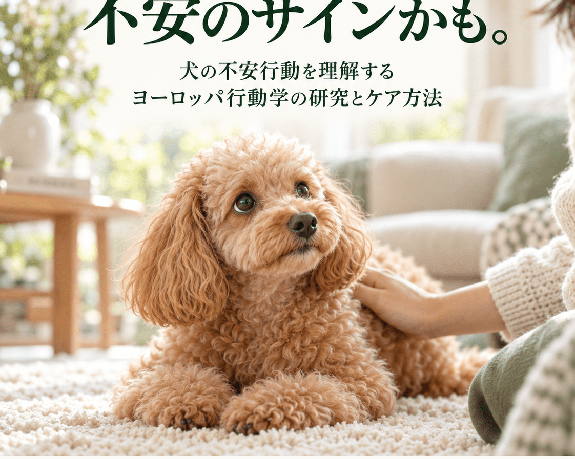 犬の不安行動を理解する：ヨーロッパ行動学の最新研究とケア方法 - Alice's Dog & Cat