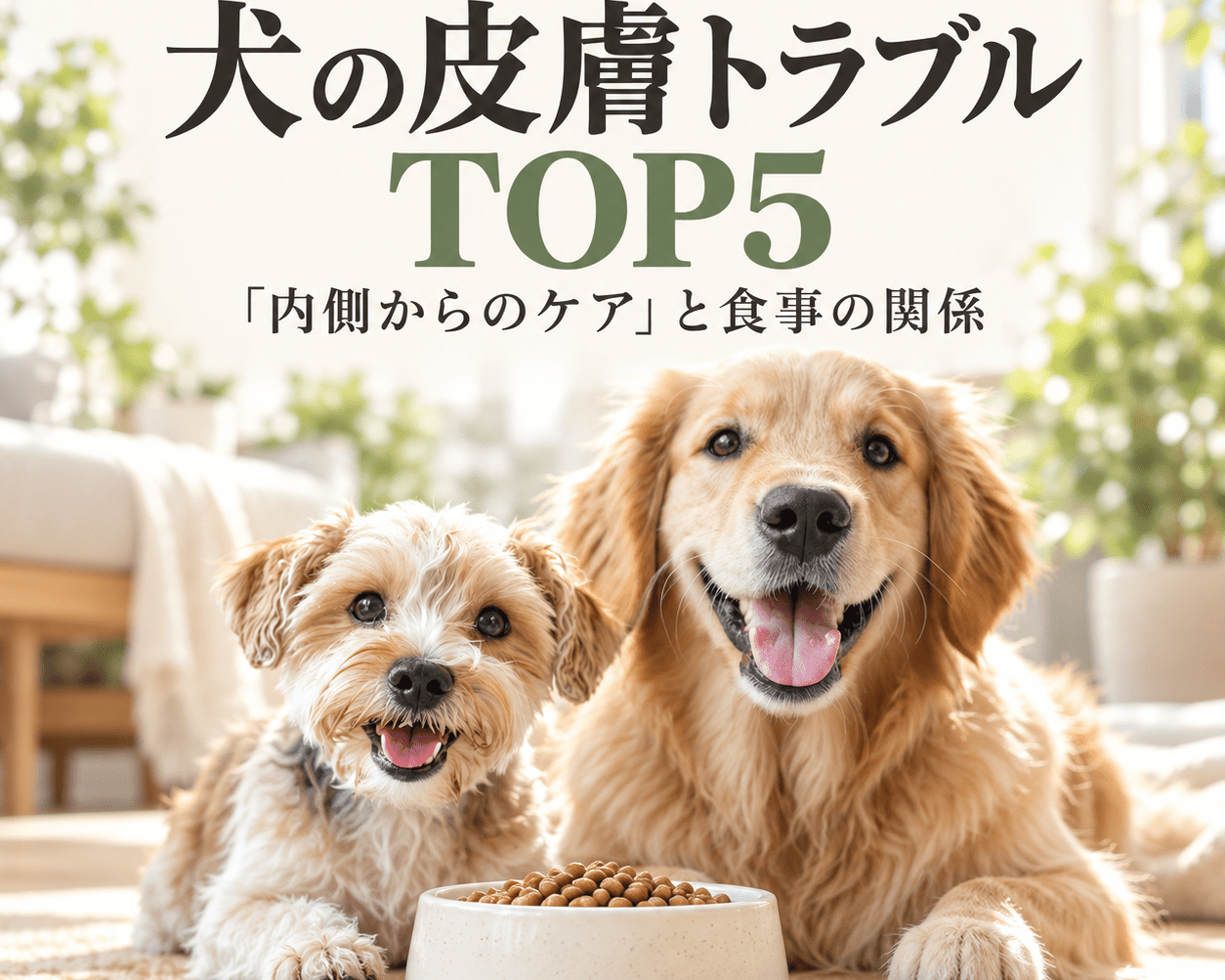 犬の皮膚トラブルTOP5：栄養士が教える「内側からのケア」と食事の関係 - Alice's Dog & Cat
