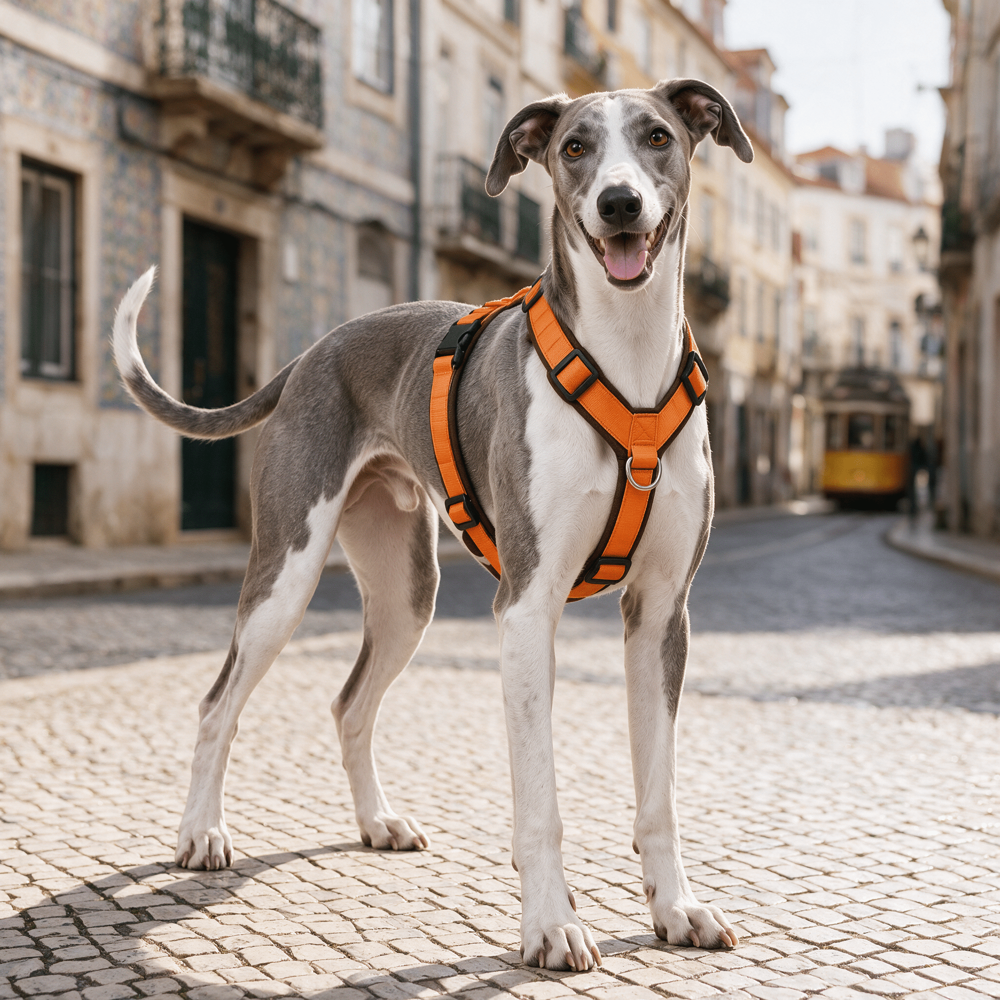 犬用ハーネス 4dox コンフォートプラス オレンジ｜引っ張りに強い全体パッド・3リング チェコ製｜ペット・ペット用品>ペット用品>ペット用首輪・ハーネス｜犬用ハーネス 4dox コンフォートプラス オレンジ｜引っ張りに強い全体パッド・3リング チェコ製