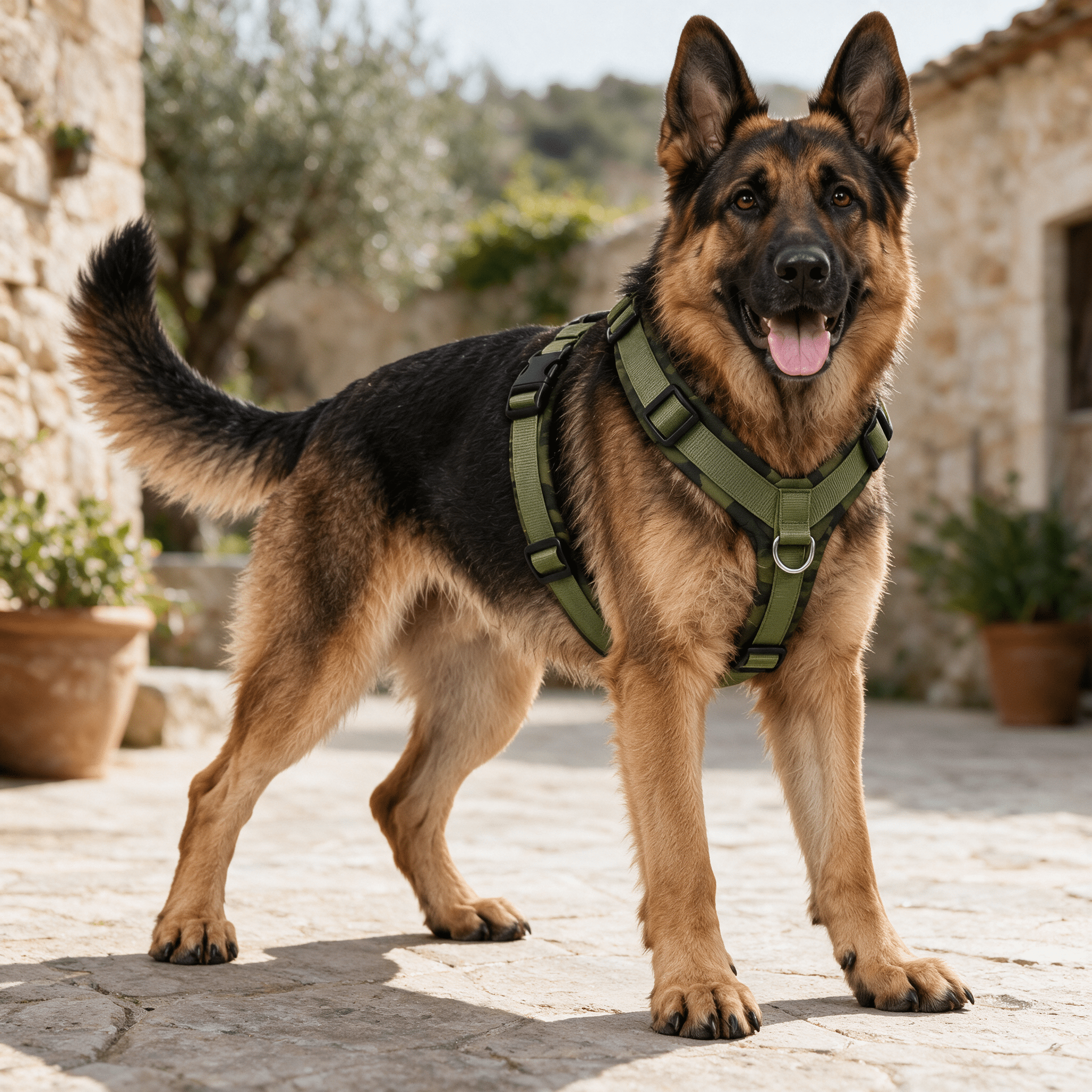 犬用ハーネス 4dox コンフォートプラス オリーブ｜引っ張りに強い全体パッド・3リング チェコ製｜ペット・ペット用品>ペット用品>ペット用首輪・ハーネス｜犬用ハーネス 4dox コンフォートプラス オリーブ｜引っ張りに強い全体パッド・3リング チェコ製