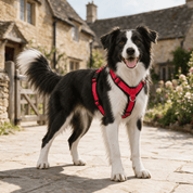 犬用ハーネス 4dox コンフォートプラス レッド｜引っ張りに強い全体パッド・3リング チェコ製｜ペット・ペット用品>ペット用品>ペット用首輪・ハーネス｜犬用ハーネス 4dox コンフォートプラス レッド｜引っ張りに強い全体パッド・3リング チェコ製