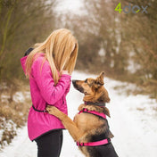 犬用ハーネス 4dox - ピンクカラー 全体パッド付きで引っ張りの負担を軽減｜ペット・ペット用品>ペット用品>ペット用首輪・ハーネス｜犬用ハーネス 4dox - ピンクカラー | 全体パッド付きで引っ張りの負担を軽減｜ドッグトレーナー推奨ハーネス