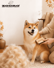【予約受付中・9月上旬入荷】抜け毛取り ZOORO グルーミングコーム 短毛用 犬 猫 うさぎ 換毛期 アンダーコート｜ペット用グルーミング用品｜柴犬 抜け毛対策　クルーミングコーム