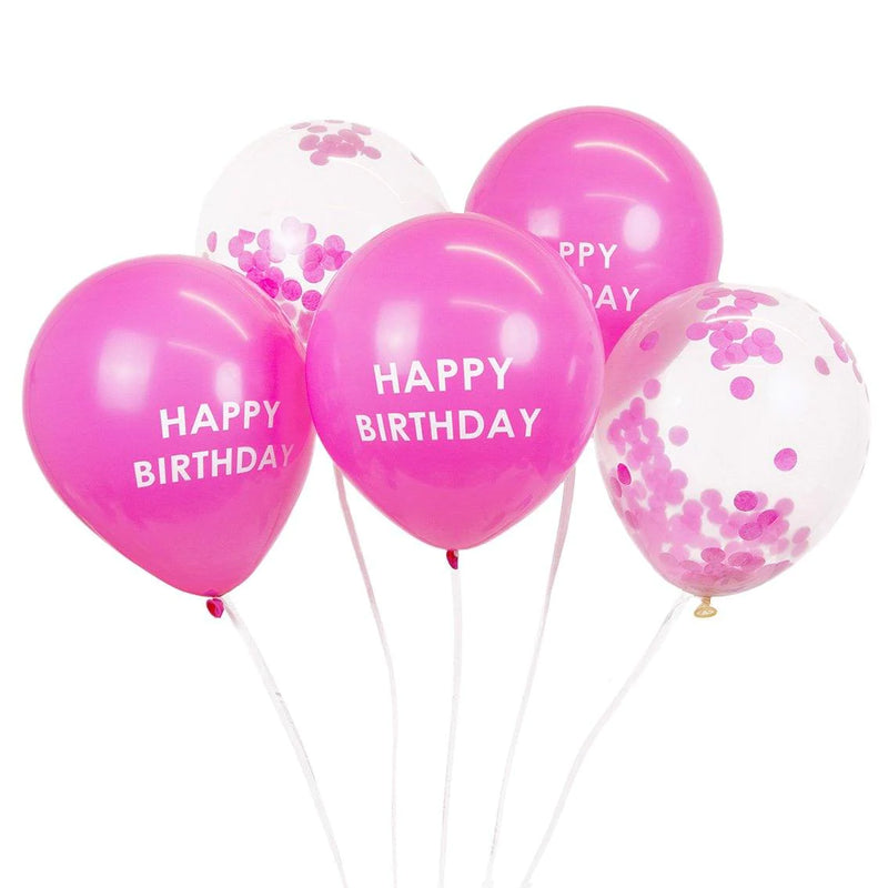 Talking Tables Pink Happy Birthday Confetti Balloons 