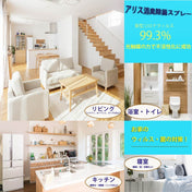 犬猫用 Alice's Dog & Cat アリス消臭除菌スプレー - 無香料でニオイ菌ゼロに｜ペット用香水・消臭スプレー｜犬用 猫用 Alice's Dog & Cat アリス消臭除菌スプレー - Alice's Dog & Catproduct_type