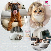 犬猫用 Alice's Dog & Cat アリス消臭除菌スプレー - 無香料でニオイ菌ゼロに｜ペット用香水・消臭スプレー｜犬猫用 Alice's Dog & Cat アリス消臭除菌スプレー - 無香料でニオイ菌ゼロに｜ペット用香水・消臭スプレー