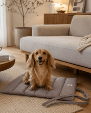 犬用ロールアップマット 軽量 持ち運び おしゃれ カフェ・旅行・車用 Leo & Luna｜犬用マット｜犬用ロールアップマット 軽量 持ち運び おしゃれ カフェ・旅行・車用 Leo & Luna