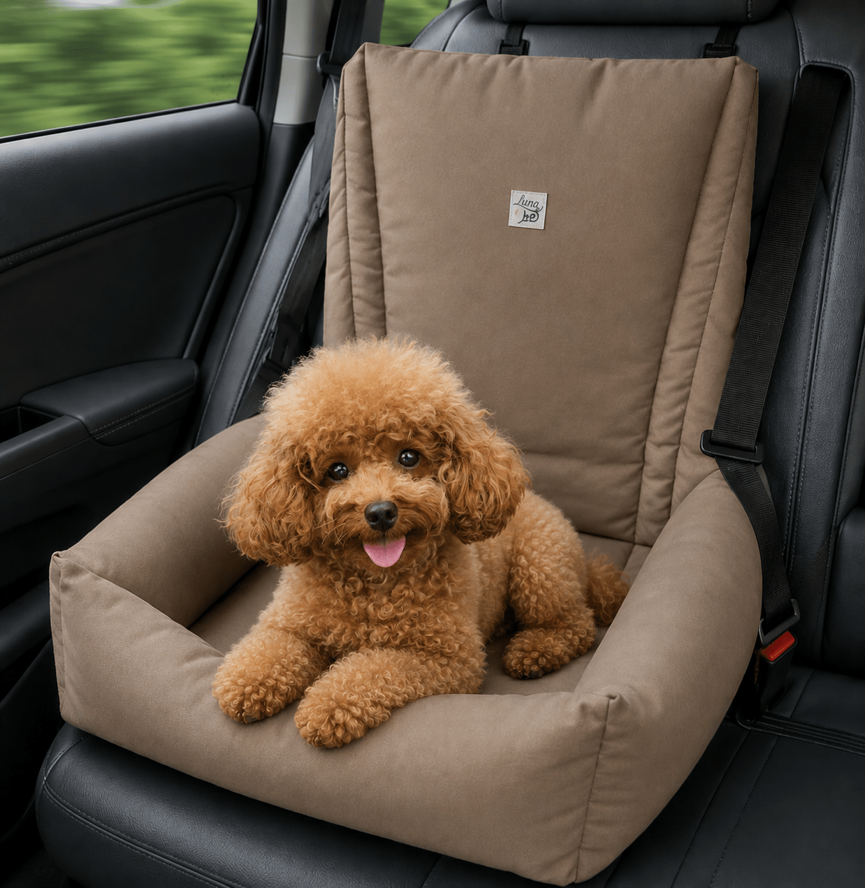 犬用 ドライブ用ベッド プレミアム Leo & Luna - 高級車対応 耐久性抜群｜犬用ドライブ用ベッド｜犬用 ドライブ用ベッド プレミアム Leo & Luna - 高級車対応 耐久性抜群