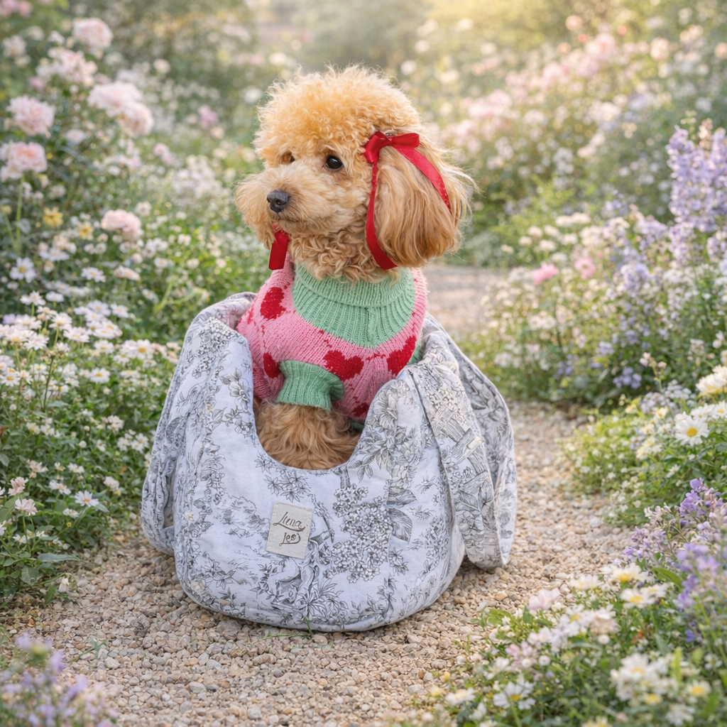 犬猫用 キャリーバッグ Leo & Luna トワルドジュイコレクション｜犬用バッグ｜犬猫用 キャリーバッグ Leo & Luna トワルドジュイコレクション