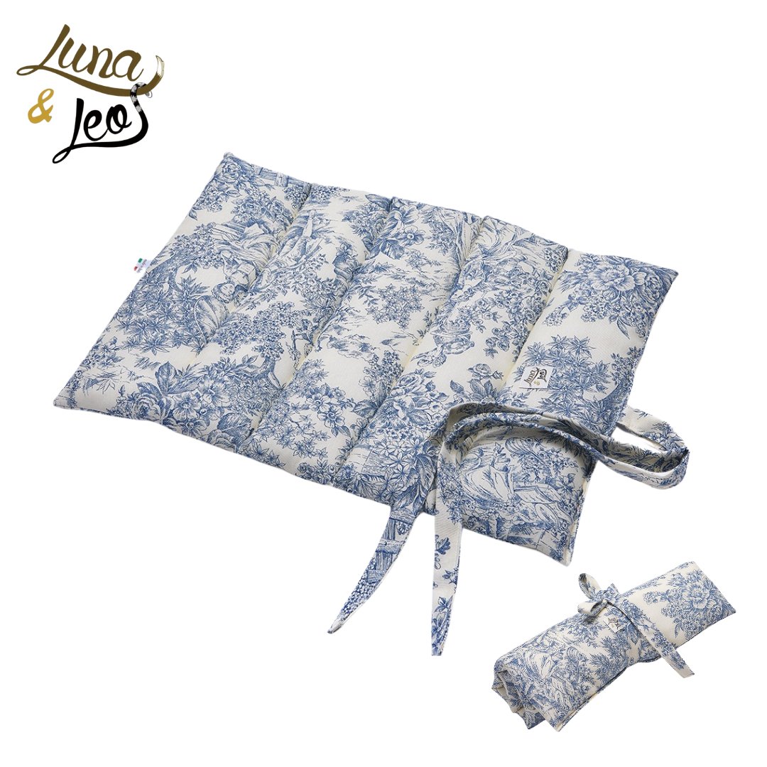 犬用 ロールアップマット Leo & Luna トワルドジュイコレクション｜犬用マット｜
