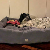 犬猫ベッド Leo & Luna フィオレコレクション ターキッシュグレー | 丈夫なクッションと可愛いカラー｜犬用ベッド
