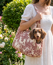 犬猫用 キャリーバッグ カバーあり Leo & Luna トワルドジュイコレクション｜犬用バッグ｜犬猫用 キャリーバッグ カバーあり Leo & Luna トワルドジュイコレクション