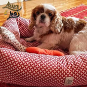 犬猫用ベッド Leo & Luna - クロワゾンネコレクション | 縁起の良い七宝文様で快適・スタイリッシュ｜犬猫用ベッド｜犬用ベッド 猫用ベッド Leo & Luna クワロゾンネペット用ベッド S, Mサイズ/ 2カラー 高級 おしゃれ 洗える 壊れにくい