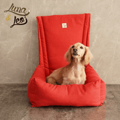 犬用 ドライブ用ベッド プレミアム Leo & Luna - 高級車対応 耐久性抜群｜犬用ドライブ用ベッド｜犬用ドライブベッド Leo & Luna 高級車対応ドライブ用犬用ベッドで快適にくつろぐダックスフンド