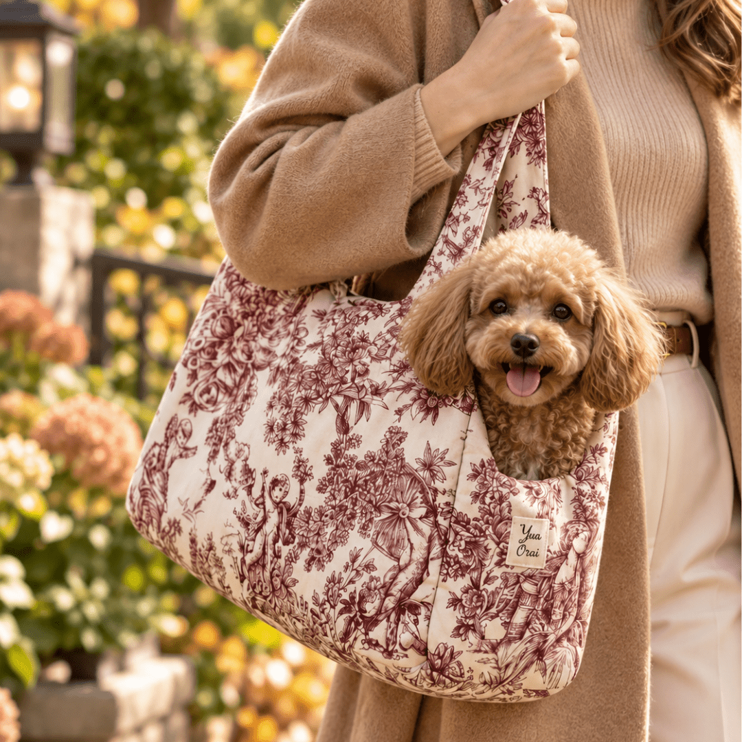 犬猫用 キャリーバッグ カバーあり Leo & Luna トワルドジュイコレクション｜犬用バッグ｜犬猫用 キャリーバッグ カバーあり Leo & Luna トワルドジュイコレクション