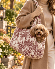 犬猫用 キャリーバッグ カバーあり Leo & Luna トワルドジュイコレクション｜犬用バッグ｜犬猫用 キャリーバッグ カバーあり Leo & Luna トワルドジュイコレクション