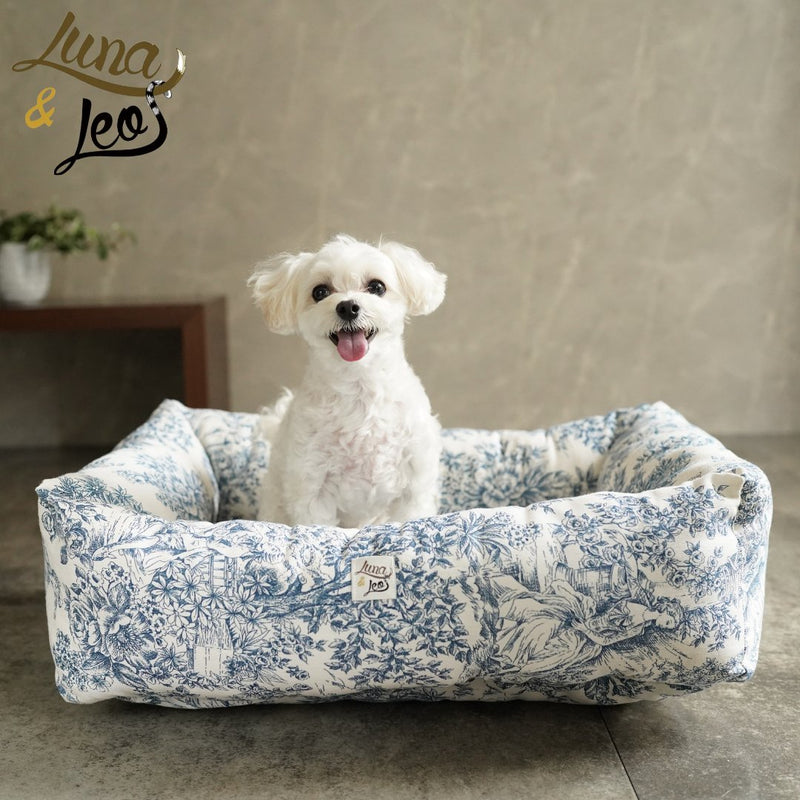 犬猫用ベッド Leo & Luna - トワルドジュイコレクション | エレガントで爪のひっかけに強い生地使用 - Alice&