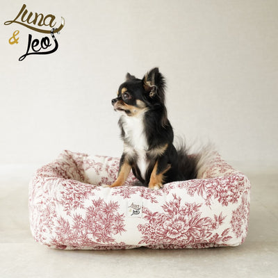 犬猫用ベッド Leo & Luna - トワルドジュイコレクション | エレガントで爪のひっかけに強い生地使用 - Alice's Dog & Catproduct_type