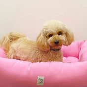犬猫ベッド Leo & Luna フィオレコレクション チェリーピンク | 丈夫なクッションと可愛いカラー｜犬用ベッド