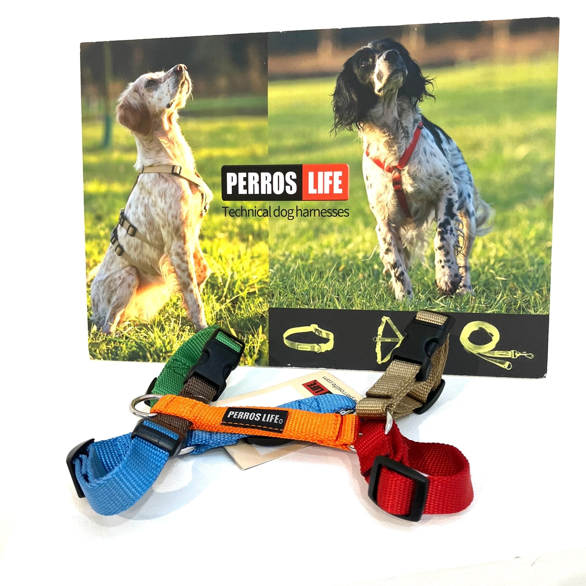 犬用ハーネス PERROS - マルチカラー8サイズ｜ペット用首輪・ハーネス｜犬用ハーネス PERROS - 獣医師推奨 犬の体に負担が少ない｜ペット用ハーネス