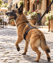 犬用ハーネス PERROS（ペルロス）ブラック｜首を通さないH型・Y型 イタリア製｜犬用ハーネス｜犬用ハーネス PERROS（ペルロス）ブラック｜首を通さないH型・Y型 イタリア製