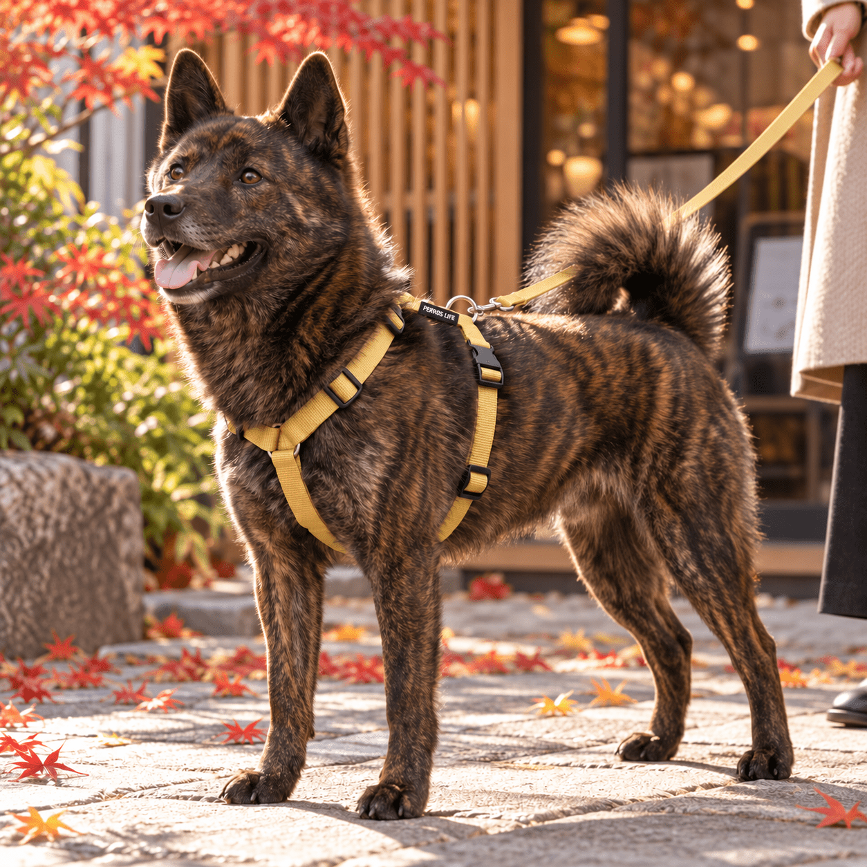 犬用ハーネス PERROS（ペルロス）ゴールド｜首を通さないH型・Y型 イタリア製｜犬用ハーネス｜犬用ハーネス PERROS（ペルロス）ゴールド｜首を通さないH型・Y型 イタリア製