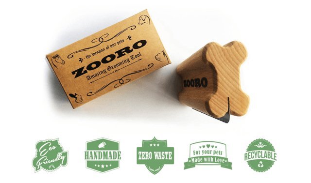 犬猫うさぎの抜け毛取り - ZOORO 短毛用 グルーミングコーム｜ペット用グルーミング用品｜犬猫うさぎの抜け毛取り - サステナブル ZOORO 短毛用 グルーミングコーム | プロ仕様ペット用ブラシ｜ペット用グルーミング用品