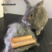 犬猫うさぎの抜け毛取り - ZOORO 短毛用 グルーミングコーム｜ペット用グルーミング用品｜うさぎ 抜け毛ケア 換毛期 毛並みケアが簡単にできる ゾロ公式